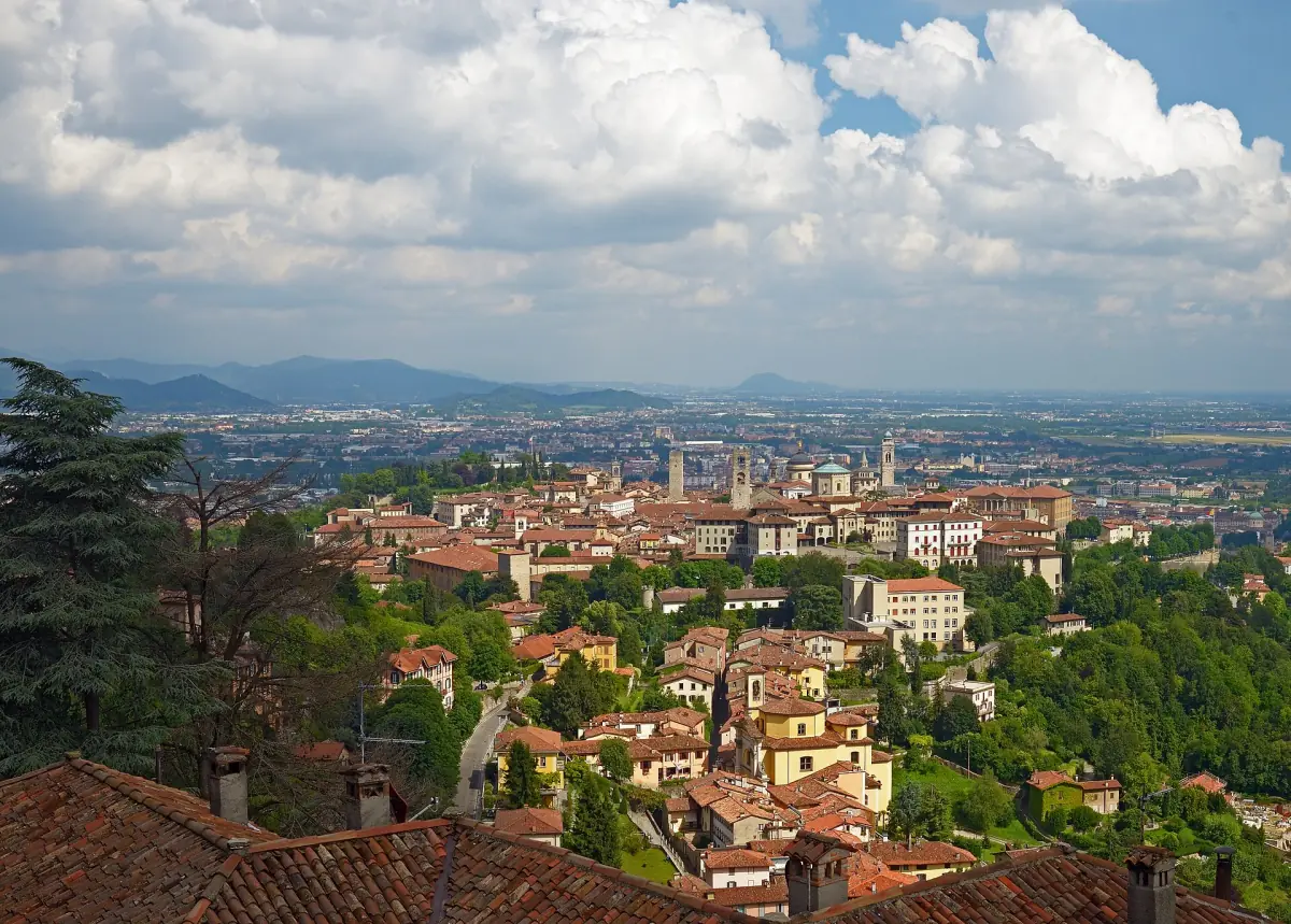Die Oberstadt von Bergamo