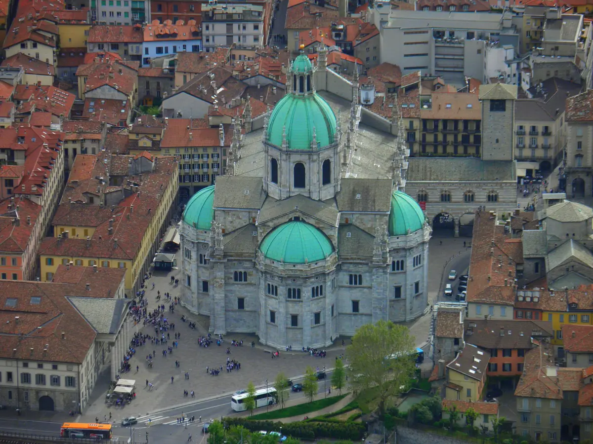 Der Dom von Como von oben