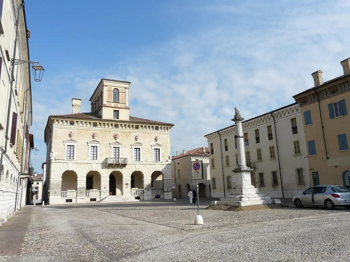 The ducal square in Sabbioneta